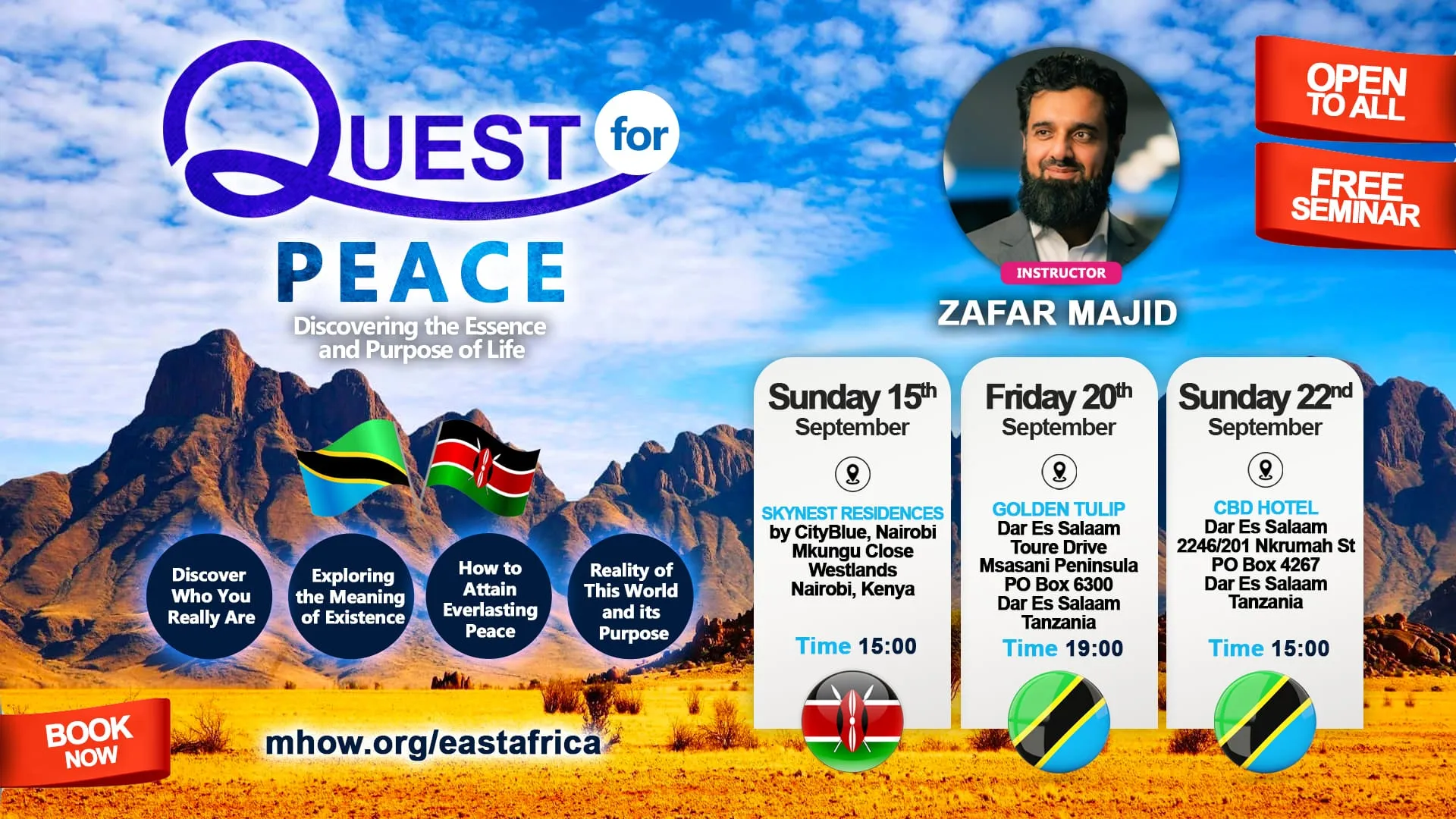 Image representing the event: East Africa Tour